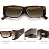 image:imageSOJOS Trendy Y2K Rectangle Polarized Sunglasses for Women Men Fashion Designer Rave Sunglasses SJ2228Dark TortoiseBrown