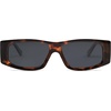 image:imageSOJOS Trendy Y2K Rectangle Polarized Sunglasses for Women Men Fashion Designer Rave Sunglasses SJ2228Dark TortoiseGrey