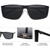 image:imageSOJOS Trendy Y2k Polarized Sunglasses for Women Men Metal Frame UV400 Designer Shades SJ1228BlackGrey