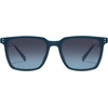 image:imageSOJOS Unisex Rectangle Polarized Sunglasses TR90 Square Frame UV400 Protection Lightweight Flexible for Men and WomenBlueBlue