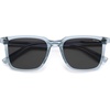 image:imageSOJOS Unisex Rectangle Polarized Sunglasses TR90 Square Frame UV400 Protection Lightweight Flexible for Men and WomenBlueGrey