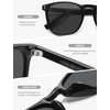 image:imageSOJOS Unisex Rounded Square Polarized Sunglasses TR90 Frame UV400 Protection Lightweight Retro for Women amp MenBlackGrey