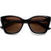 image:imageSOJOS Vintage Oversized Cateye Sunglasses Womens UV400 Large Designer Shades Lentes De Sol Para Mujer SJ2634BlackBrown