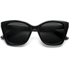 image:imageSOJOS Vintage Oversized Cateye Sunglasses Womens UV400 Large Designer Shades Lentes De Sol Para Mujer SJ2634BlackGrey