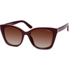 image:imageSOJOS Vintage Oversized Cateye Sunglasses Womens UV400 Large Designer Shades Lentes De Sol Para Mujer SJ2634RedRed Grading Lens