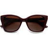 image:imageSOJOS Vintage Oversized Cateye Sunglasses Womens UV400 Large Designer Shades Lentes De Sol Para Mujer SJ2634RedRed Grading Lens