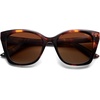 image:imageSOJOS Vintage Oversized Cateye Sunglasses Womens UV400 Large Designer Shades Lentes De Sol Para Mujer SJ2634Yellow TortoiseBrown Lens