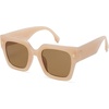image:imageSOJOS Vintage Oversized Square Sunglasses for WomenRetro Womens Luxury Big Large Sun Glasses UV400 SJ2194Cream FrameBrown Lens