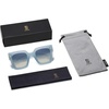 image:imageSOJOS Vintage Oversized Square Sunglasses for WomenRetro Womens Luxury Big Large Sun Glasses UV400 SJ2194Milky Blue FrameBlue Lens