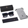 image:imageSOJOS Vintage Oversized Square Sunglasses for WomenRetro Womens Luxury Big Large Sun Glasses UV400 SJ2194Milky Navy FrameMilky Red Lens