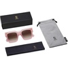 image:imageSOJOS Vintage Oversized Square Sunglasses for WomenRetro Womens Luxury Big Large Sun Glasses UV400 SJ2194Milky Pink FrameBrown Grading Lens