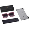 image:imageSOJOS Vintage Oversized Square Sunglasses for WomenRetro Womens Luxury Big Large Sun Glasses UV400 SJ2194Milky Purple FramePurple Grading Lens