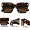 image:imageSOJOS Vintage Oversized Square Sunglasses for WomenRetro Womens Luxury Big Large Sun Glasses UV400 SJ2194TortoiseBrown