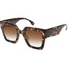 image:imageSOJOS Vintage Oversized Square Sunglasses for WomenRetro Womens Luxury Big Large Sun Glasses UV400 SJ2194Tortosie FrameBrown Grading Lens