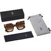 image:imageSOJOS Vintage Oversized Square Sunglasses for WomenRetro Womens Luxury Big Large Sun Glasses UV400 SJ2194Tortosie FrameBrown Grading Lens