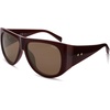 image:imageSOJOS Vintage Retro Oversized Big Aviator Polarized Sunglasses Womens Men SJ2615Brown Frame Brown Lens