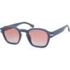 image:imageSOJOS Vintage Retro Square Polarized Sunglasses Men Standard Fit Trendy Womens Sun Glasses SJ2382Blue Frame Red Grading Lens