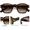 image:imageSOJOS Vintage Retro Square Polarized Sunglasses Men Standard Fit Trendy Womens Sun Glasses SJ2382Tortorise Frame Coffee Grading Lens