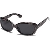 image:imageSOJOS Vintage Square Sunglasses for Women Polarized UV Protection Havana Frame SJ2111Black TortoiseGrey