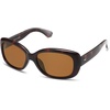 image:imageSOJOS Vintage Square Sunglasses for Women Polarized UV Protection Havana Frame SJ2111C10tortoiseBrown