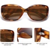 image:imageSOJOS Vintage Square Sunglasses for Women Polarized UV Protection Havana Frame SJ2111TortoiseGradient Brown