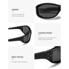 image:imageSOJOS Wrap Around Running Sunglasses for Men Women Retro UV400 Driving Fishing Y2K Sport Sun Glasses SJ2747BlackGrey