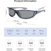 image:imageSOJOS Wrap Around Running Sunglasses for Men Women Retro UV400 Driving Fishing Y2K Sport Sun Glasses SJ2747BlueGrey