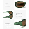 image:imageSOJOS Wrap Around Running Sunglasses for Men Women Retro UV400 Driving Fishing Y2K Sport Sun Glasses SJ2747GreenBrown