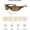 image:imageSOJOS Wrap Around Running Sunglasses for Men Women Retro UV400 Driving Fishing Y2K Sport Sun Glasses SJ2747TortoiseBrown Grading