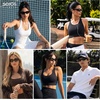 image:imageSOJOS Wrap Around Running Sunglasses for Men Women Retro UV400 Driving Fishing Y2K Sport Sun Glasses SJ2747TortoiseBrown Grading