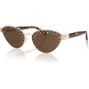 image:imageSOJOS Acetate Cat Eye LimitedEdition Sunglasses Women Rhinestones amp Pearls Vintage Designer Sun Glasses DarlingGoldBrown