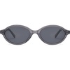 image:imageSOJOS Acetate Polarized Oval Sunglasses Women Retro Handmade Narrow Y2K Lightweight Vintage 90s Designer Sun Glasses LonaGreyGrey