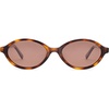image:imageSOJOS Acetate Polarized Oval Sunglasses Women Retro Handmade Narrow Y2K Lightweight Vintage 90s Designer Sun Glasses LonaTurquoiseBrown