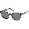 image:imageSOJOS Acetate Polarized Retro Round Sunglasses for Men Women Classic UV400 Protection Sun Glasses OasisTransparent BlackGrey