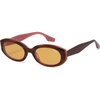 image:imageSOJOS Acetate Polarized Sunglasses for Women Oval CatEye Retro Vintage Sun Glasses SloaneBraunYellow