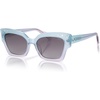 image:imageSOJOS Acetate Square Cat Eye LimitedEdition Sunglasses Women Polarized Sunglasses with Pearl Accents MELODYBluePurple