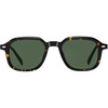 image:imageSOJOS Acetate Square Polarized Sunglasses Women Men Retro Handmade Rectangular Lightweight Sun glasses HarrisonTurquoiseGreen