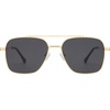 image:imageSOJOS Aviator Sunglasses for Men WomensTrendy Designer Shades SJ1232GoldGrey
