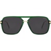 image:imageSOJOS Aviator Sunglasses for Women amp Men Square Designer Polarized Double Bridge Pilot90s Retro Shades SJ2229GreenGrey