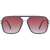 image:imageSOJOS Aviator Sunglasses for Women amp Men Square Designer Polarized Double Bridge Pilot90s Retro Shades SJ2229Grey FrameRed Lens