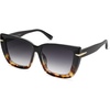 image:imageSOJOS Big Large Oversized Cat Eye Sunglasses for Women 70s Trendy Plus Size Designer Shades SJ2231Black  TortoiseGrey