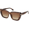 image:imageSOJOS Big Large Oversized Cat Eye Sunglasses for Women 70s Trendy Plus Size Designer Shades SJ2231Brown TortoiseBrown