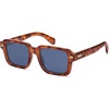 image:imageSOJOS Big Trendy Square Polarized Sunglasses Womens Mens Retro Large Chunky Oversized Rectangle Shades SJ2345Orange TortoiseDark Blue