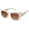 image:imageSOJOS Cat Eye Sunglasses for Women Polarized Trendy Style SJ2309Cream