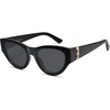 image:imageSOJOS Cat Eye Sunglasses for Women amp Men 90s Retro Aesthetic Trendy Cateye Designer Sunnies SJ2332BlackGrey