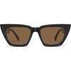 image:imageSOJOS CatEye Sunglasses Recycled Fishing Net Frame EcoFriendly UV400 Polarized LensesAtlantic OceanBrown