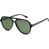 Shiny Black/Dark Green