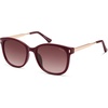 Burgundy Frame Burgundy Grading Lens