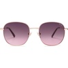 image:imageSOJOS Classic Trendy Square Sunglasses for Women Men Cute Big Frame Gold Shades SJ1137Rose GoldGreyrose