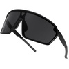 image:imageSOJOS Cycling Sport Glasses for Women Man UV400 Protection Wrap Around Lightweight TR90 Frame Sunglasses SJ2353BlackGrey